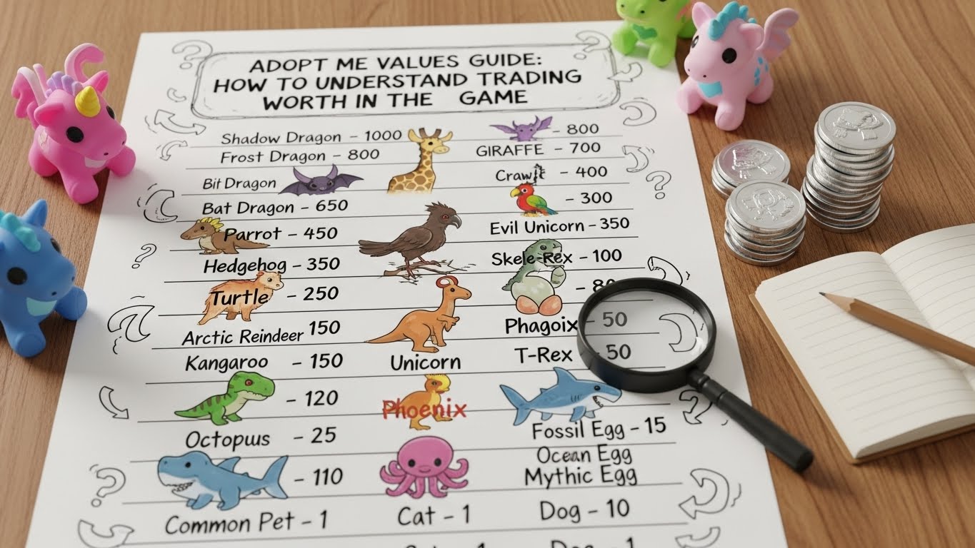 Adopt Me Values Guide