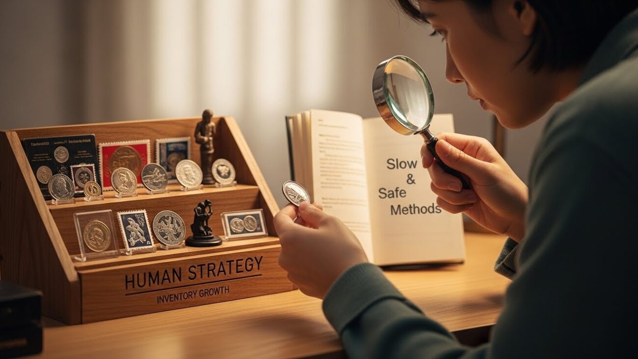 How to Grow Your Inventory Slowly and Safely (Human Strategy)