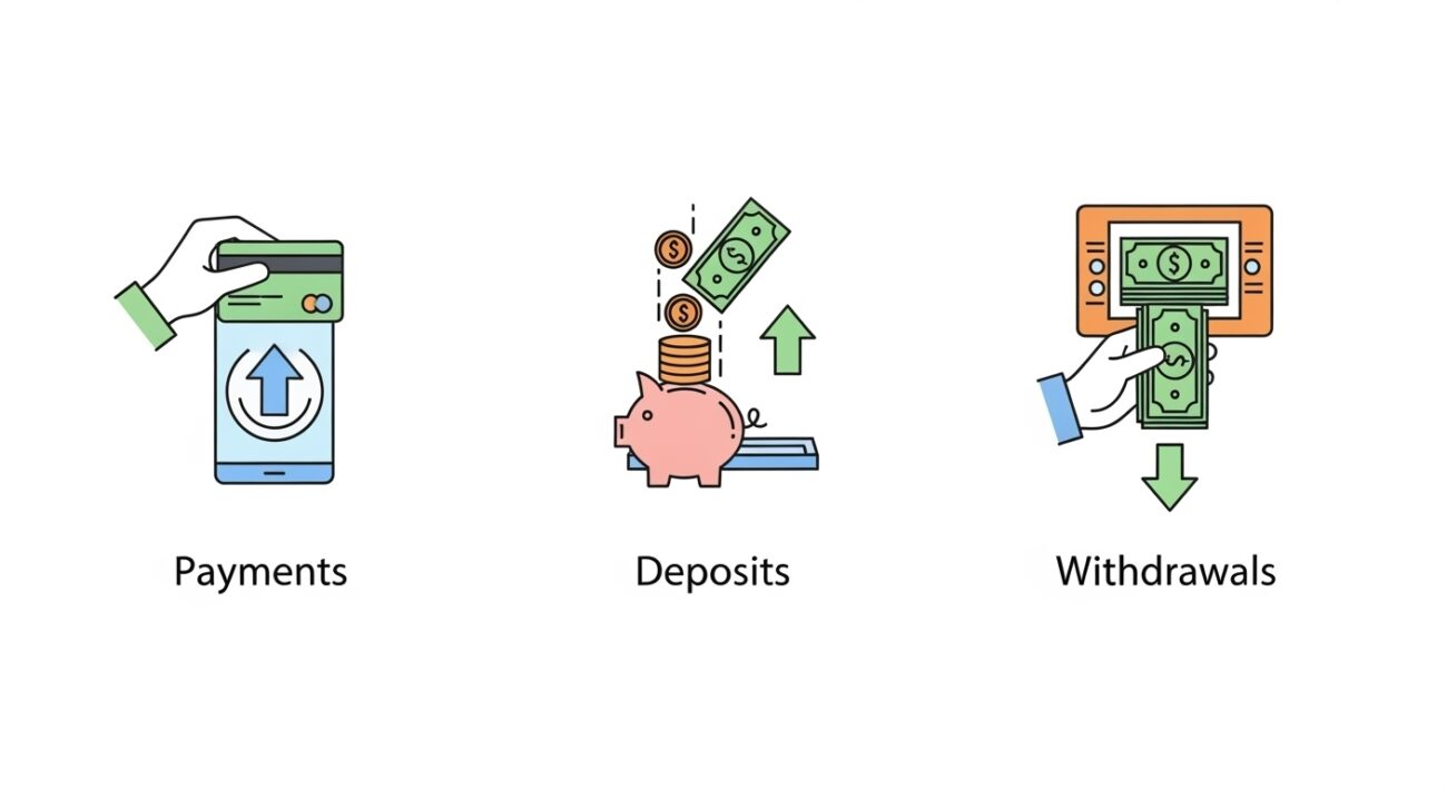 Payments, Deposits, and Withdrawals