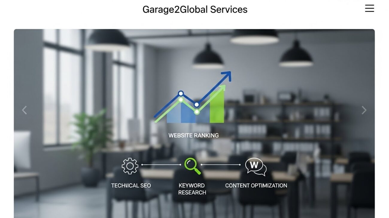 How Garage2Global Approaches Website Ranking Improvement