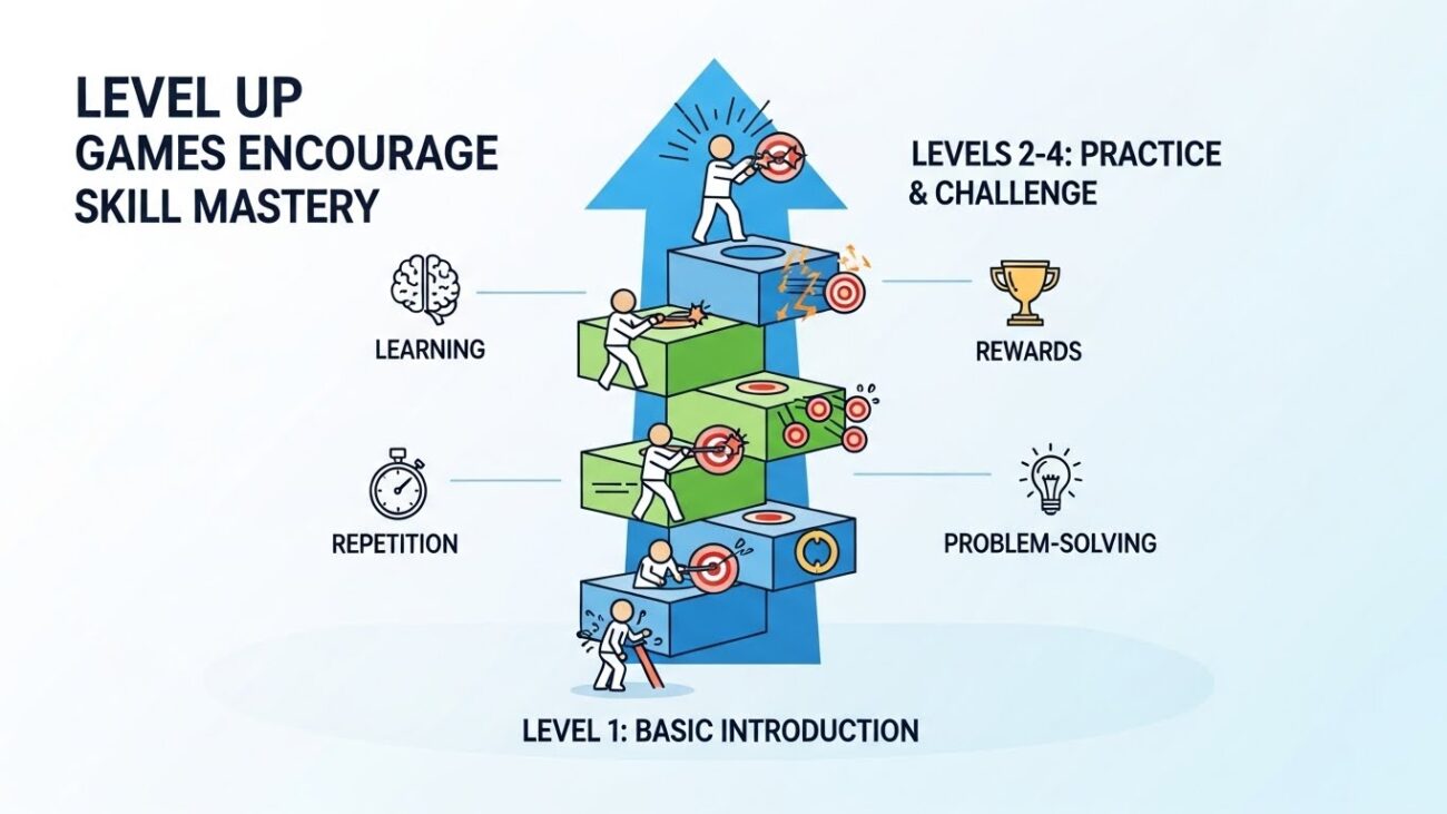 How Level Up Games Encourages Skill Mastery