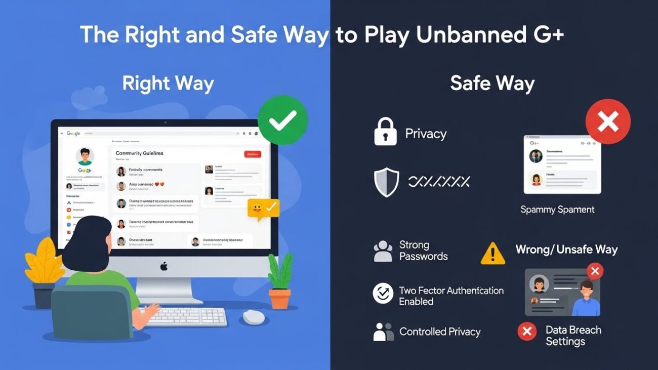 The Right and Safe Way to Play Unbanned G+