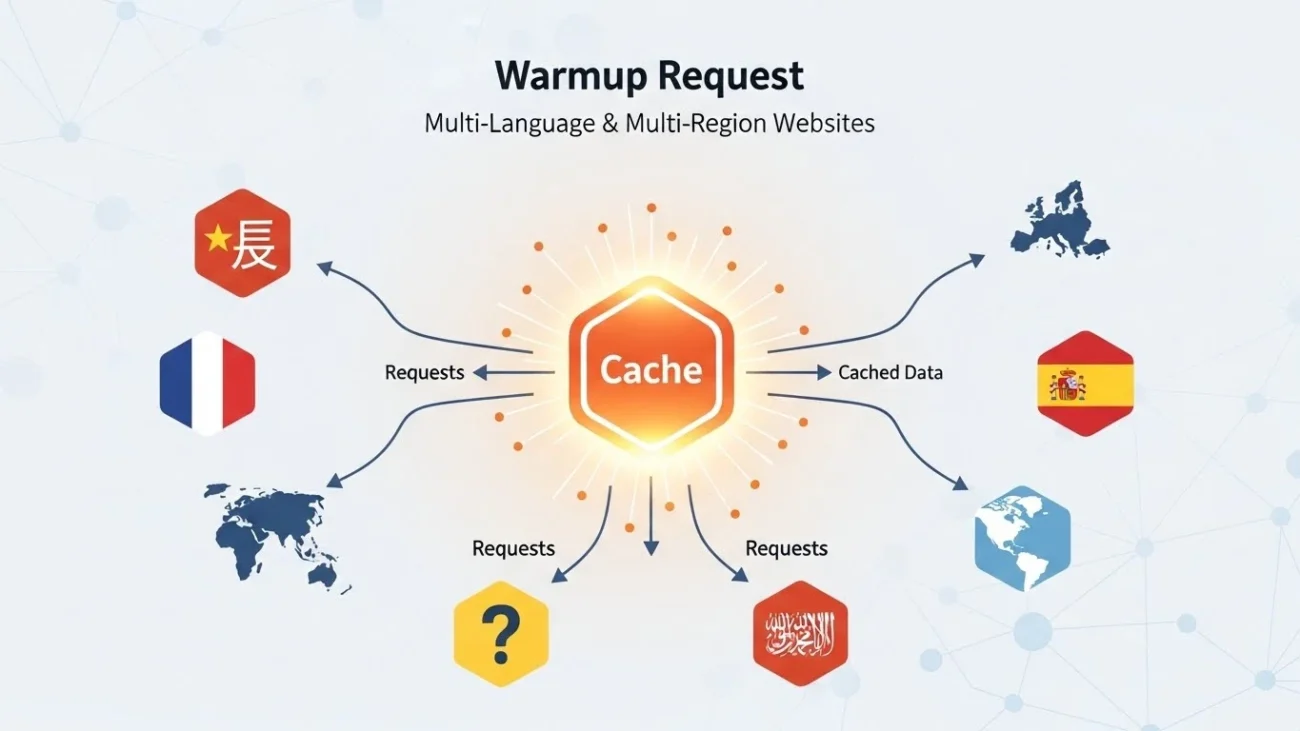 Warmup Cache Request in Multi Language and Multi Region Websites