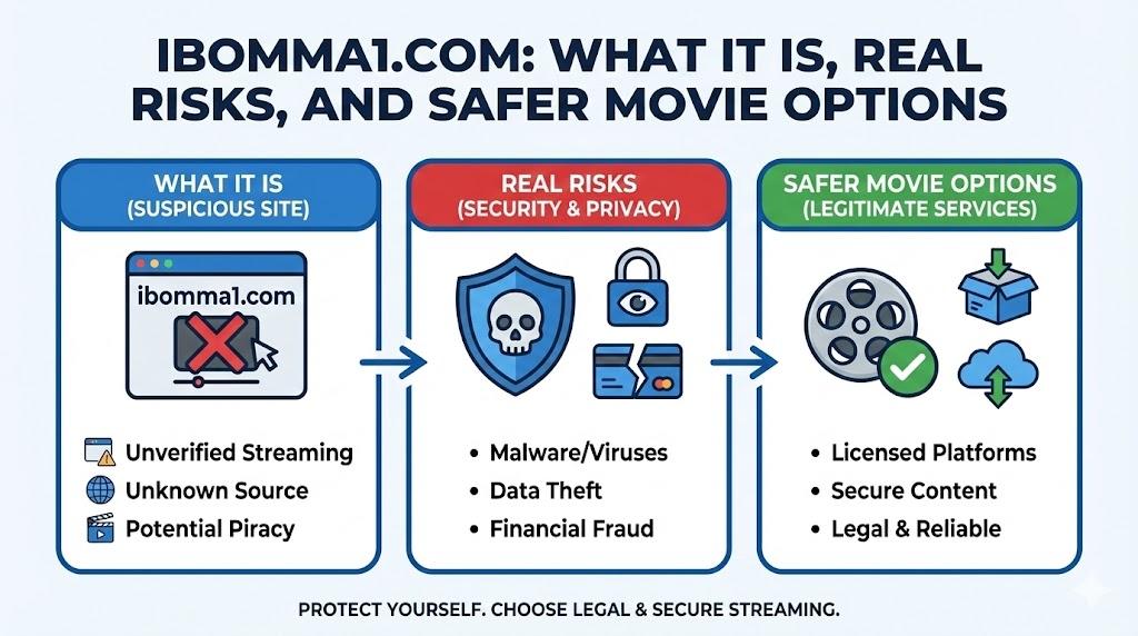 ibomma1.com: What It Is, Real Risks, and Safer Movie Options