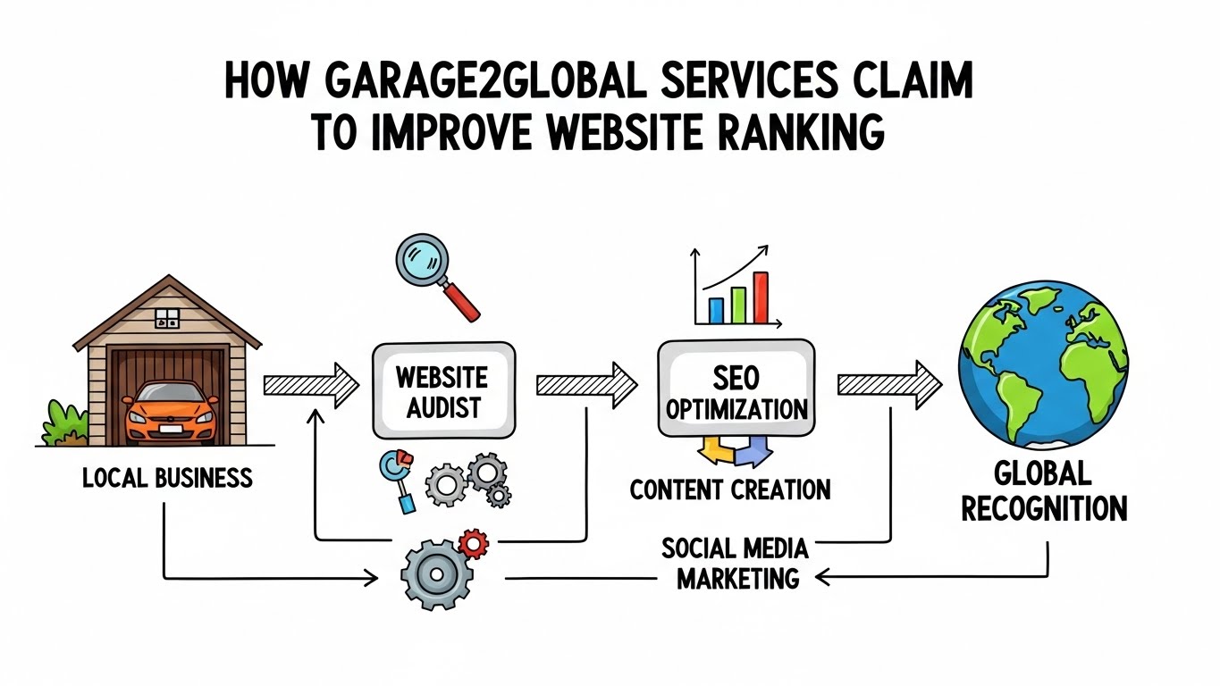 improve website ranking with garage2global